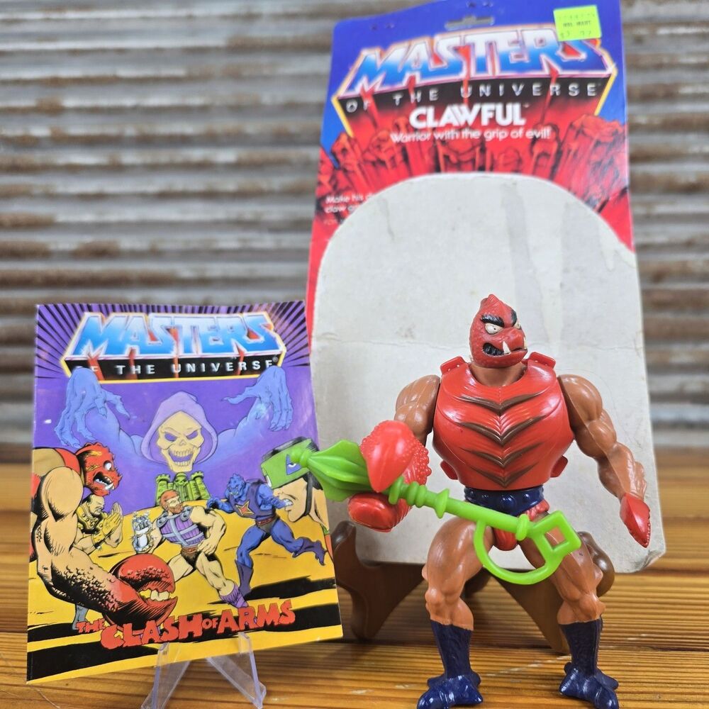 Vintage 1983 Masters Of The Universe Clawful action figure complete MOTU Mattel